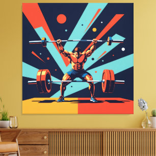 „Kraft des Willens“ Leinwanddruck