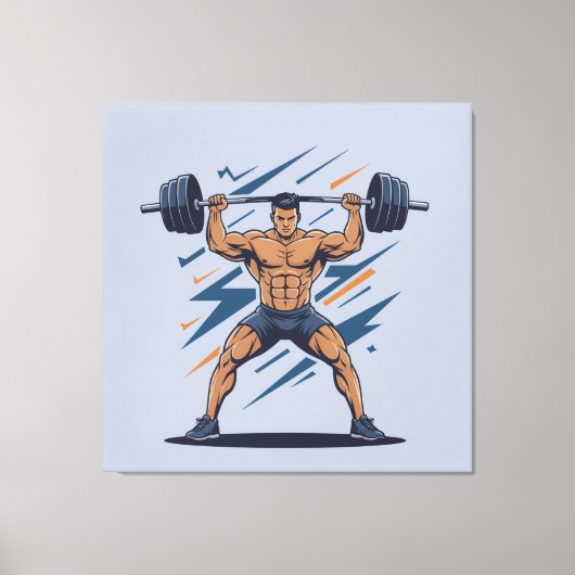 „Kraft des Willens“ Leinwanddruck (Vorderseite)