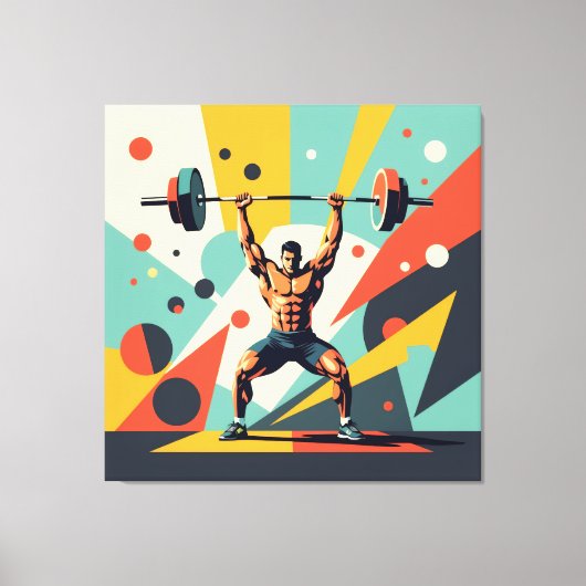 „Kraft des Willens“ Leinwanddruck (Vorderseite)