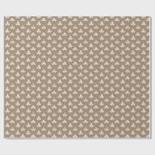 Kraft Drei leaf weiße Klee Kleines Muster Geschenkpapier (Flach)