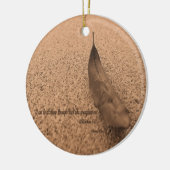 Kraft durch Christus Phil 4:13 Schrift Keramik Ornament (Links)