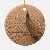 Kraft durch Christus Phil 4:13 Schrift Keramik Ornament (Hinten)