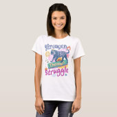 Kraft durch Kampf T-Shirt (Vorne ganz)