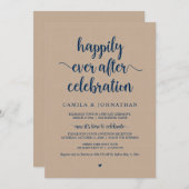 Kraft-Elopement, glücklicherweise immer nach der F Einladung (Vorne/Hinten)