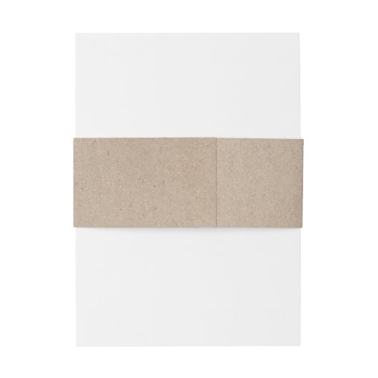 Kraft Foliage Wreath Monogram Wedly Band (Rückseitenbeispiel)