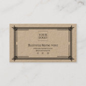 Kraft Formal Business Café Kaffeesalon Treuekarte (Vorderseite)