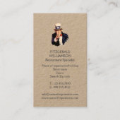 Kraft | FOTO oder LOGO HINZUFÜGEN | Visitenkarte (Vorderseite)