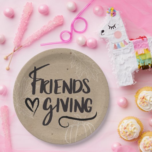 Kraft Friendsgiving Dinner Party Pappteller (Party)
