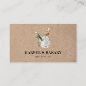 Kraft-Frischbäckerei-Berufliche Logo-Visitenkarte Visitenkarte (Vorderseite)