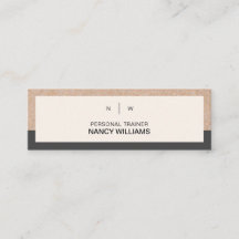 Kraft gedrucktes Minimalistisches, sauberes Layout