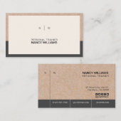 Kraft gedrucktes Minimalistisches, sauberes Layout Visitenkarte (Vorne/Hinten)