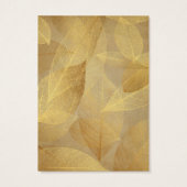 Kraft Goldene Blätter für Werbekarten (Rückseite)