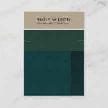 KRAFT GREEN FARBBLOCK NECKLACE BRACELET DISPLAY