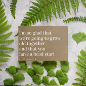 Kraft Grown Old Together Funny Birthday Karte