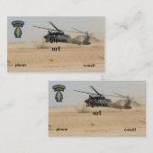 Kraft-grüne Barette SFG SF SOF untersucht Flecken Visitenkarte (Vorne/Hinten)