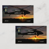 Kraft-grüne Barette SFG SF SOF untersucht Flecken Visitenkarte (Vorne/Hinten)