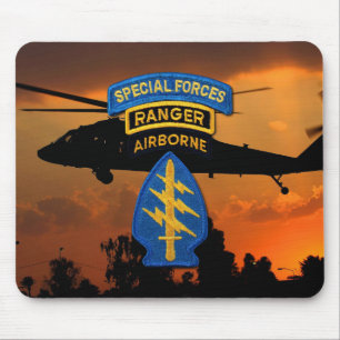 Kraft-Gruppen-grüne Barette SF SOF SFG Soc Mousepad
