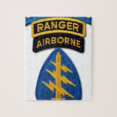 Kraft-Gruppen-grüne Barette SF SOF SFG Soc Puzzle (Vertikal)