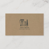 Kraft Handyman & Zuhause Repair Service Business C Visitenkarte (Rückseite)