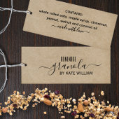 Kraft-Hemisphade-Granola-Etikett