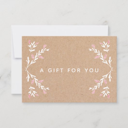 Kraft Holiday Gift Certificate (Vorderseite)