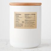 Kraft Honey Nutritions Label Rectangle Lebensmitteletikett (Vorderseite)