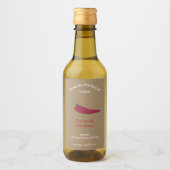 Kraft Hot Sauce Label Aufkleber - Chili Pepper (Vorderseite)