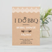 Kraft I Grillen Dusche Einladung (Stehend Vorderseite)