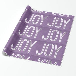 Kraft Joy Wrapping Paper, Lila Geschenkpapier