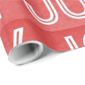 Kraft Joy Wrapping Paper, Red Geschenkpapier (Rolleneckpunkt)