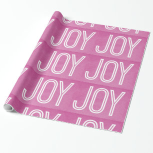 Kraft Joy Wrapping Paper, rosa Geschenkpapier