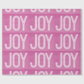 Kraft Joy Wrapping Paper, rosa Geschenkpapier (Flach)