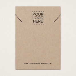 Kraft-Kette Hinzufügen Ihrer Logo-Schmuckkarte