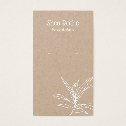 Kraft-Links-Branchen-Erd-Display-Karte (Vorderseite)