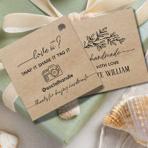 Kraft Lorbeer handgefertigt mit Liebe, knipsen und
