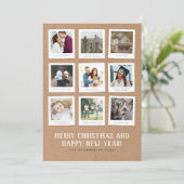 Kraft Memory Book Style Weihnachtsfeiertag (Stehend Vorderseite)