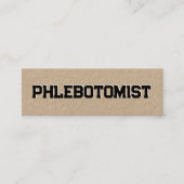 Kraft Mini Visitenkarte (Vorderseite)