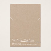 Kraft Minimale Halskette oder Armband-Grafikkarte (Vorderseite)