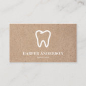 Kraft Moderne Berufliche Zahnmedizin Visitenkarte (Vorderseite)