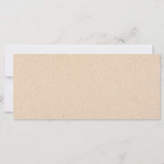 Kraft-Modernes Geschenkzertifikat mit Logo (Rückseite)