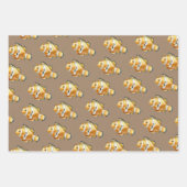 Kraft Paper Aquarellmeerschildkröte & Fische Geschenkpapier Set (Vorderseite 3)