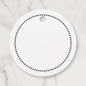 Kraft Paper Baby Making Tränke Geschenkanhänger (Rückseite)