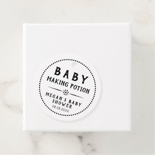 Kraft Paper Baby Making Tränke Geschenkanhänger (Beispiel)