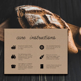 Kraft Paper Break Care Minim Danke Karte