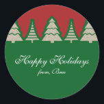 Kraft Paper Christmas Tree Rustic Holiday Stickers<br><div class="desc">Kraft Papier Weihnachtsbaum Rustikale Weihnachtskleber. Fügen Sie Ihren eigenen benutzerdefinierten Text hinzu oder verließ Sie leer.</div>