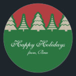 Kraft Paper Christmas Tree Rustic Holiday Stickers<br><div class="desc">Kraft Papier Weihnachtsbaum Rustikale Weihnachtskleber. Fügen Sie Ihren eigenen benutzerdefinierten Text hinzu oder verließ Sie leer.</div>