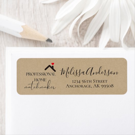 Kraft Paper Marketing Real Anwesen Address (Insitu)