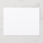 Kraft Paper Modernes SkriptWedding Begleitkarte (Rückseite)