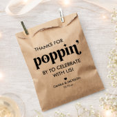 Kraft Paper Popcorn Wedding Geschenktütchen (Ausgeschnitten)