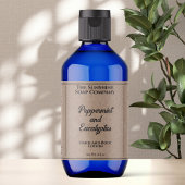 Kraft Paper Style Kosmetik Flasche